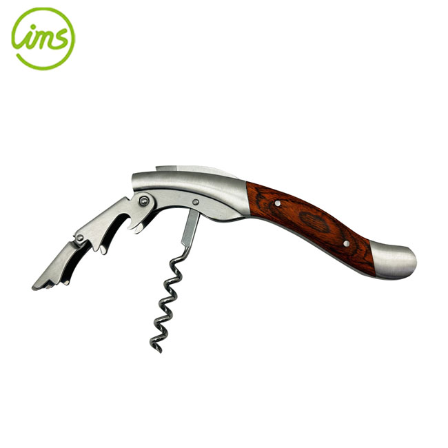 3 in 1 Corkscrew Wooden Handle